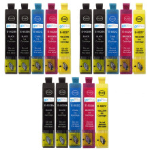 3 Go Inks Set of 4 + extra Black Ink Cartridges to replace Epson 502XL+502XLBk