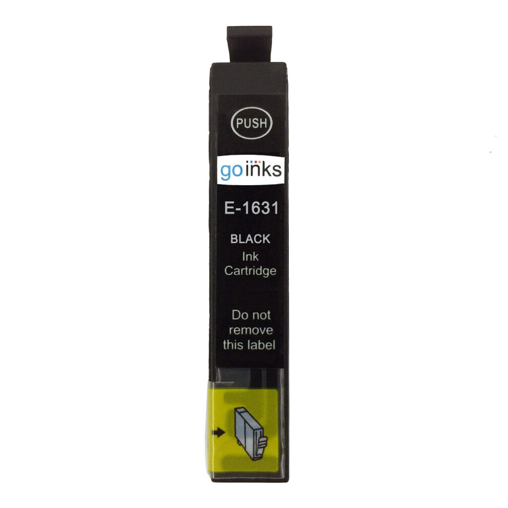 Cartouche d'encre noire compatible 1 Go Inks pour remplacer la cartouche Epson T1631 (16XL Series)/non-OEM pour les imprimantes Epson Workforce