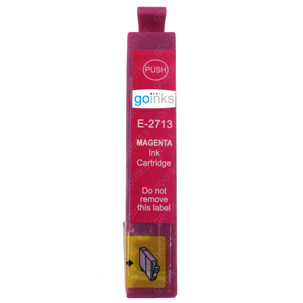 Cartouche d'encre Magenta compatible 1 Go Inks pour remplacer la cartouche Epson T2713 (27XL Series)/non-OEM pour les imprimantes Epson Workforce