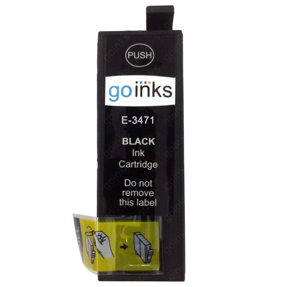 Cartouche d'encre noire compatible 1 Go Inks pour remplacer la cartouche Epson T3471 (34XL Series) / non-OEM pour les imprimantes Epson WorkForce Pro