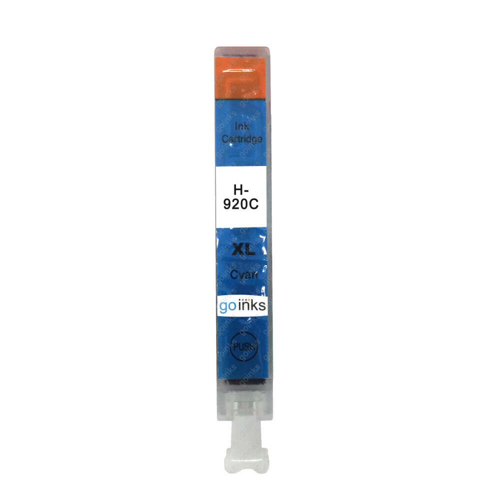 Cartouche d'encre cyan compatible 1 Go Inks pour remplacer la cartouche HP 920C (capacité XL) Compatible / non-OEM pour les imprimantes HP Photosmart