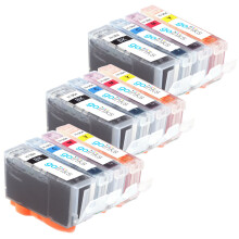 Kompatible 3 Go Inks 4er-Sets HP 364 XL Drucker-Tintenpatronen Kompatibel/nicht-OEM für HP Photosmart Drucker (12 Tinten)