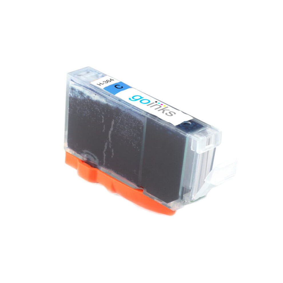 Cartouche d'encre Cyan HP 364 XL (HP364C) compatible 1 Go Inks Compatible / non-OEM pour imprimantes HP Photosmart