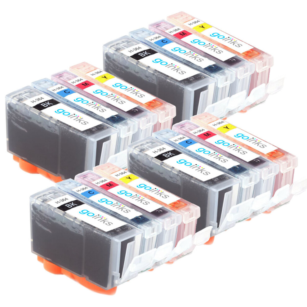 Compatible 4 Go Inks Jeu de 4 cartouches d'encre HP 364 XL compatibles/non OEM pour imprimantes HP Photosmart (16 encres)