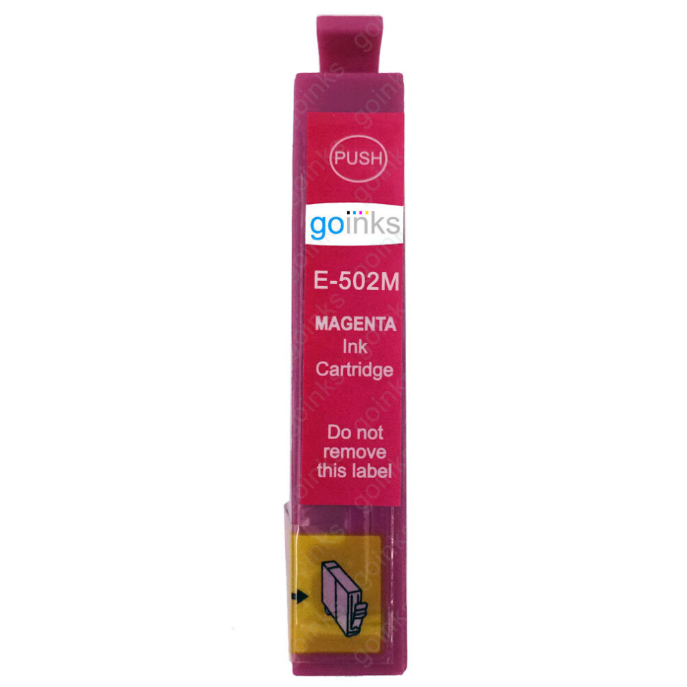Cartouche d'encre Magenta compatible 1 Go Inks pour remplacer la cartouche Epson 502XLM/non-OEM pour les imprimantes Epson WorkForce & Expression