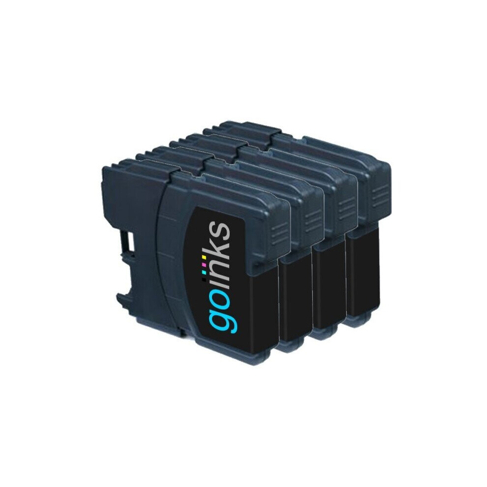 Cartouches d'encre noire compatibles 4 Go Inks pour remplacer Brother LC985Bk / non-OEM pour les imprimantes Brother DCP & MFC