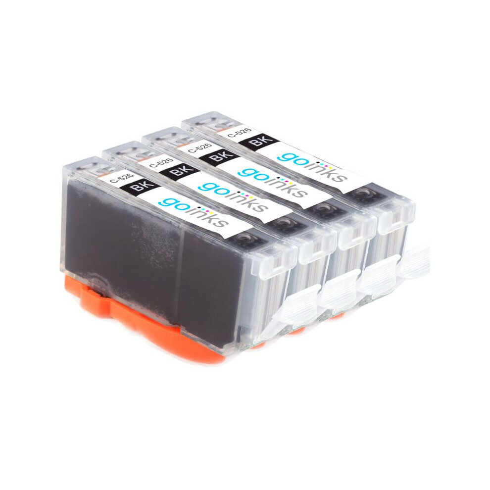 Cartouches d'encre noire compatibles 4 Go Inks pour remplacer Canon CLI-526Bk/non-OEM pour imprimantes PIXMA