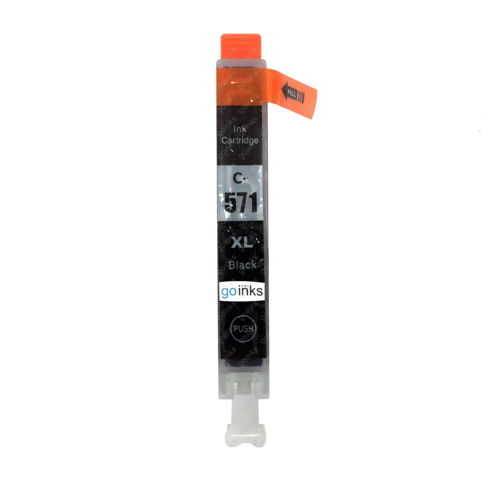 Cartouche d'encre noire compatible 1 Go Inks pour remplacer la cartouche Canon CLI-571Bk/non-OEM pour les imprimantes PIXMA