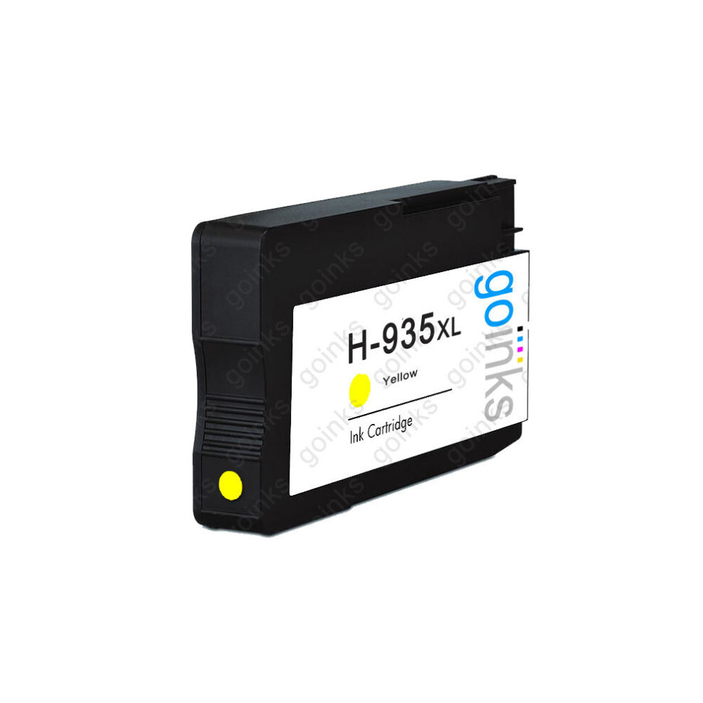 Cartouche d'encre jaune compatible 1 Go Inks pour remplacer la cartouche HP 933Y (capacité XL) Compatible / non-OEM pour les imprimantes HP Officejet