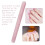 2X Crystal Nail Shiner Nano Mini Buffers Block με φορητή θήκη για φυσικά νύχια 5