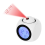 Projection Alarm Clock Ceiling Display Snooze Desk Table White 4