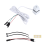 Cabo de extensão para interruptor de computador 2M Lights, luz RGB 4