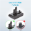 Adattatore per batteria DC34 da 22,2 V + spazzola per DC35 DC45 DC31 6