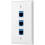 3Pack 3-Port Ethernet Wall Plate, RJ45 Plate with Inline Coupler Insert,Cat6 Jack 4