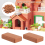 200 stk mini mursten til landskabsdesign, minihave-dele, 1:35-skala 6