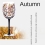 2Pcs Autumn Tree Wine Glass - Fall Colors Hand Painted Leaf 5