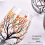 2Pcs Autumn Tree Wine Glass - Fall Colors Hand Painted Leaf 6