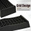 2PC Black 3000KG Heavy Duty Car Antiskid Working Ramp Repair Tools 6