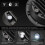 Luz LED H4 400W 7 polegadas para Samurai 4
