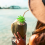 200X Green Coconut Tree Toothpicks Paper Umbrellas Handmade Cocktail Parasol Sticks for Decorations 5