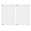 2-pack akryl magnetisk whiteboard för kylskåp 4