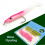 Fake Fishing Lure Sea Bait with Hook Eel 5cm/0.6G T Tail Soft Insect Simulation 30Pcs Pink 6
