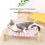 Cat and Dog Hammock Bed Wooden Elevated Cooling B 5