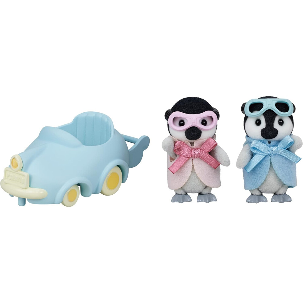 Photos - Doll Accessories Sylvanian Families 5695 Penguin Babies Ride n Play - Dollhouse Playsets