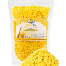 100% Pure Beeswax - 200 g Pure Yellow Beeswax Pellets - Ideal pastilles