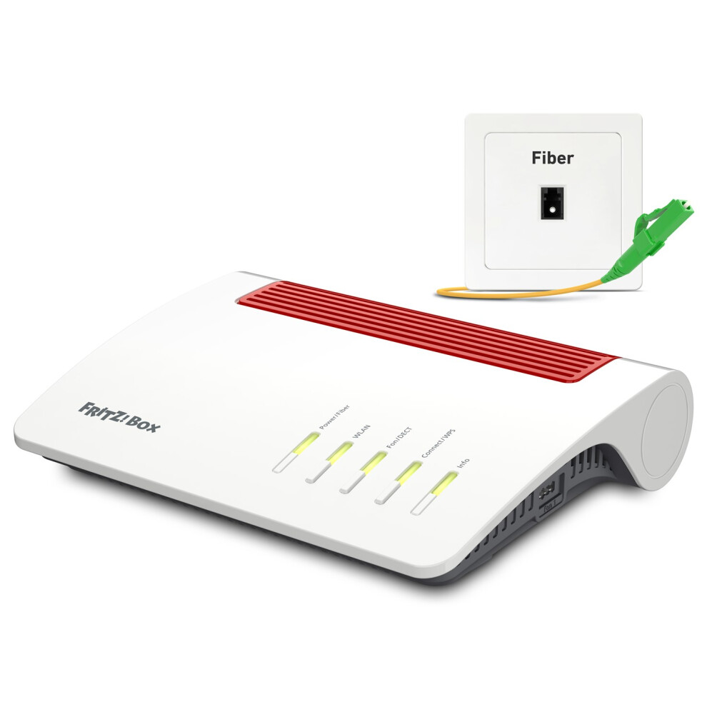 Fritz!Box 5590 Fiber Wireless Router Gigabit Ethernet Dual-Band (2.4 Ghz / 5 Ghz) White 4023125029813