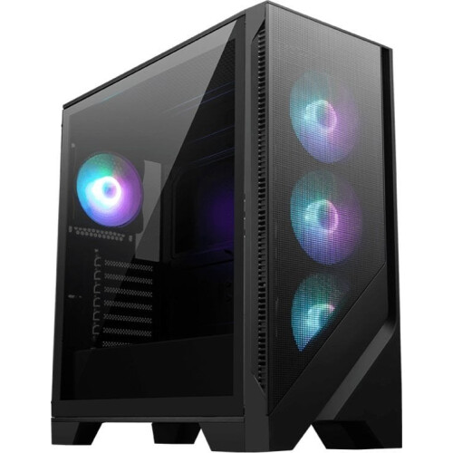 MSI Caixa PC - MSI - MAG Forge 321R - Medio Torre - Ventiladores ARGB - Compatível com GPU RTX 40