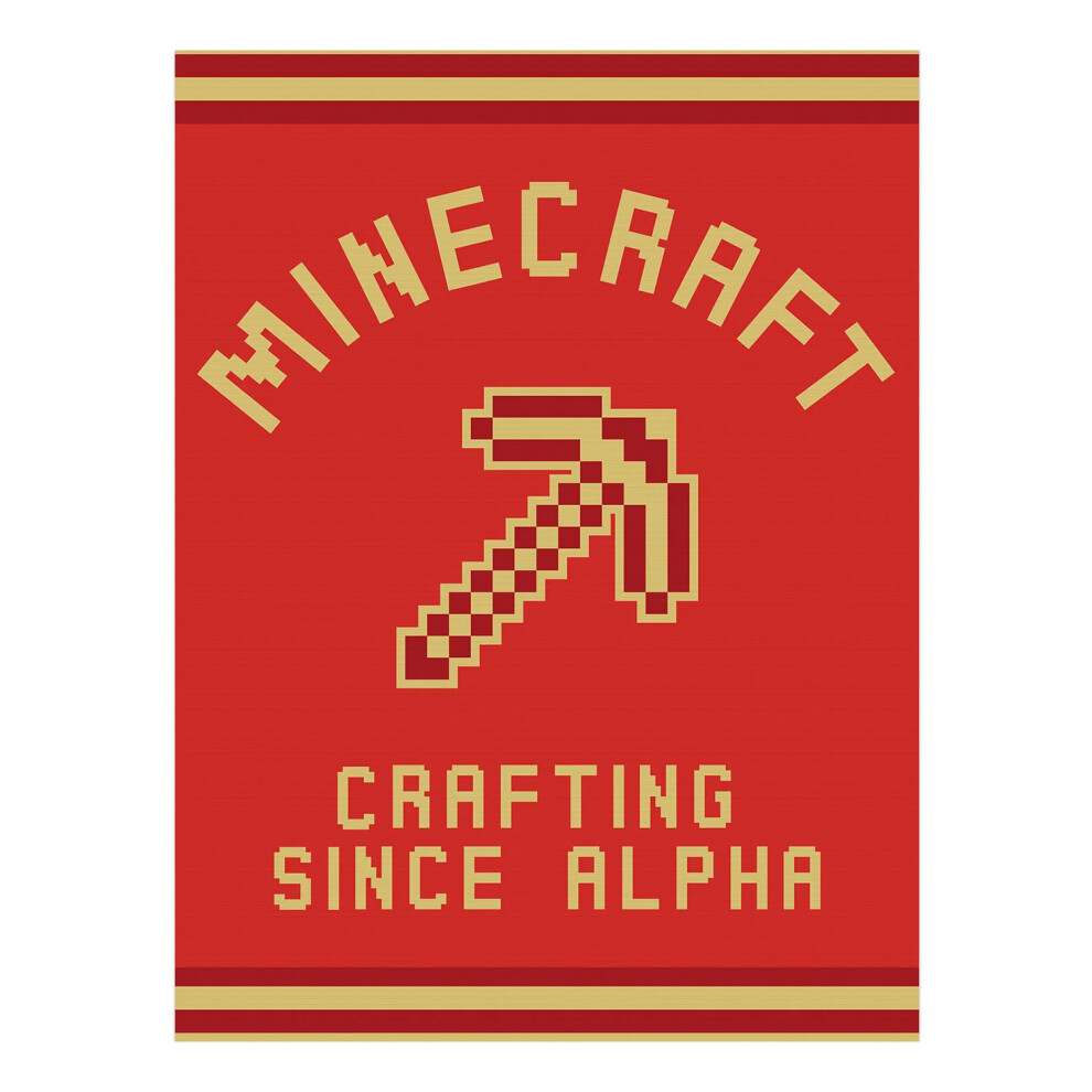 Minecraft Crafting Since Alpha Canvas Print