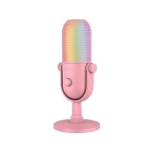 Micrófono USB - RAZER - Seiren V3 Chroma - Supercardioide - Toque para silenciar - Cuarzo