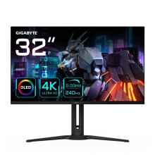 GIGABYTE AORUS FO32U2 32” OLED Gaming Monitor - 3840 x 2160(UHD), 240Hz, 0.03ms, KVM, 250 cd/m2, FreeSync Premium Pro, D