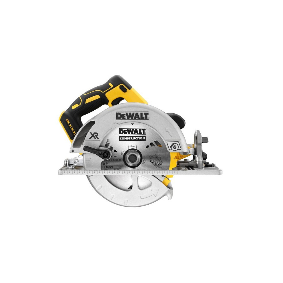 DeWALT DCS572NT portable circular saw 18.4 cm Yellow 5500 RPM