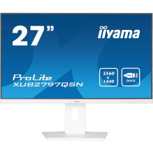 iiyama ProLite XUB2797QSN-W1 computer monitor 68.6 cm (27") 2560 x 1440 pixels Wide Quad HD LED White
