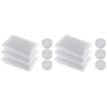 Mosquito Net for Window, 6 PCS Fly Window Screen Mesh Insect Netting Mosquito Protector and 6 Rolls Self-Adhesive Tapes
