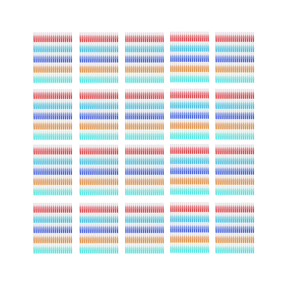 Tlily 2000Pcs Interdental Brush Teeth Soft Dental Picks Tooth Floss Interdental Brush Refill Dental Toothpick Cleaners