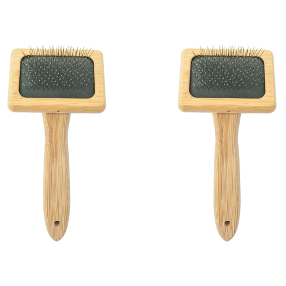 Tlily 2X Rug Brush Macrame Carpet Tapestry Weaving Cotton Rope Weaving Comb Pet Dematting Open Knot Carding Comb A