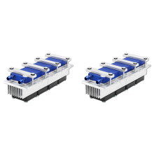 2X Thermoelectric Peltier Refrigeration Cooler DC12V 30A Semiconductor Air Conditioner Cooling System Accessories Kit
