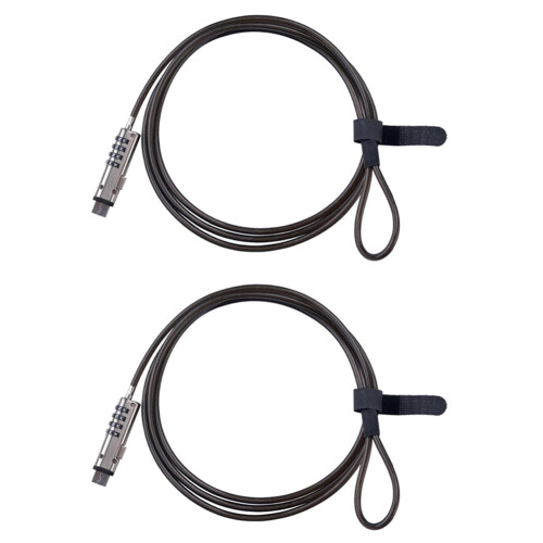 2X 4 Digital Universal Lock USB Laptop Security Cable Lock for Computer