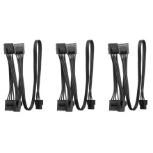 3X 6Pin to 4 Molex Modular Power Supply Cable 6Pin to 4 IDE Cable for RM1000X RM850X RM750X RM650X RM550X