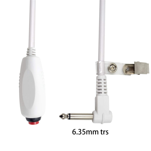 4-Pack Nurse Call Cables 6.35mm Plug, 3m, Waterproof Push-Button Switch, Universal Compatibility, Clip-On Bed/Clothing 2