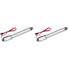 2X DC 12V Waterproof IP54 Mini Linear Actuator 100 mm Stroke Electric Linear Motor Window Opener 30 mm/S Speed