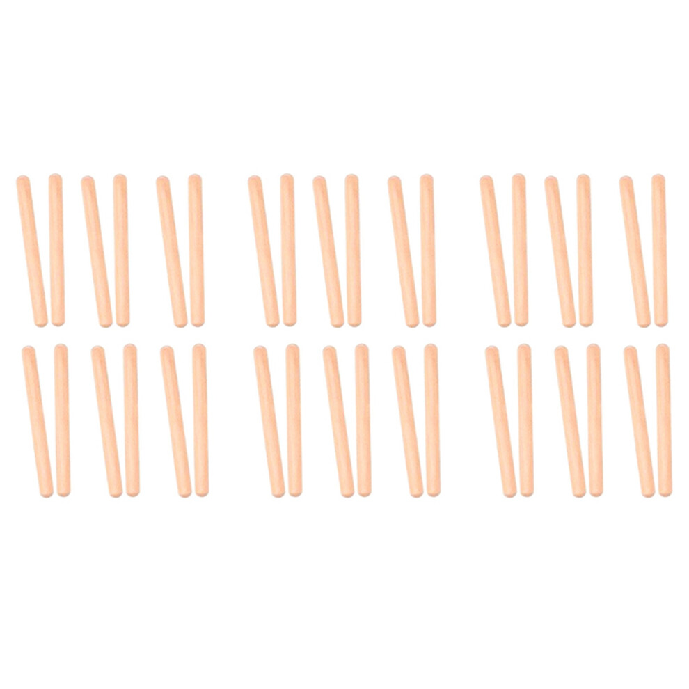 18 Pairs Wood Claves Musical Percussion Instrument Rhythm Sticks Percussion Rhythm Sticks Children Musical Toy