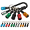 24Pieces 1/4 Inch Hex Bits Holder Keychian, Keychain Extension Bar Screwdriver Bit Holder Socket Adapter 2