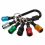 24Pieces 1/4 Inch Hex Bits Holder Keychian, Keychain Extension Bar Screwdriver Bit Holder Socket Adapter 4