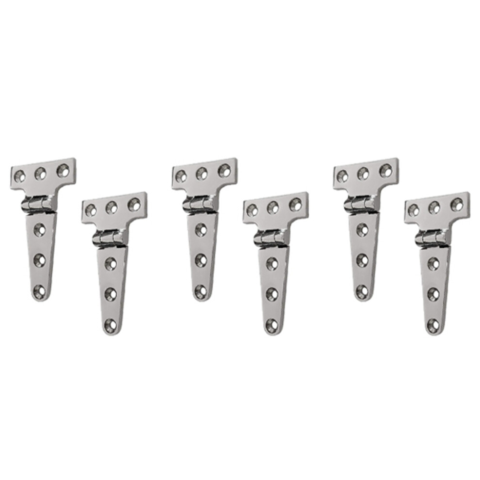 6 Pcs Heavy Duty T Hinge 316 Stainless Steel Marine Grade Casting Hinge Door Hatch Hinge Boat 4762149466364