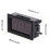2X DC 12V LED Termômetro digital com display -50-110 graus Celsius Medidor de temperatura do veículo 2