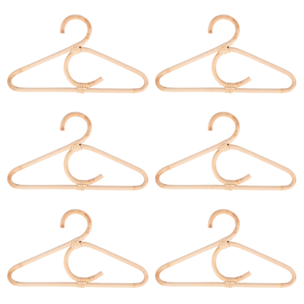 Zdjęcia - Wieszak na ubrania Tlily 6-częściowy  z rattanu, organizer na ubrania dla dzieci, wieszak do dekoracji pokoju dziecięcego